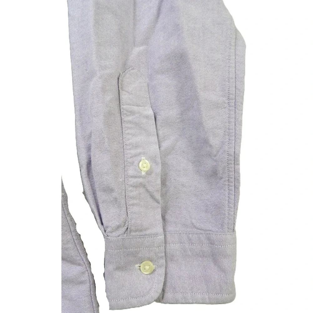 Polo Ralph Lauren Men XL Purple Oxford OCBD Shirt Cotton Button Down Flesh Pony
